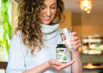 woman holding greenpower